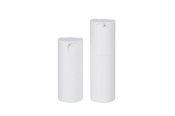Empty PP White Airless Bottle 15ml 30ml 50ml Personal Care For Hand Cream Vacuum Bottle UKA16 Screw Head Lock 0