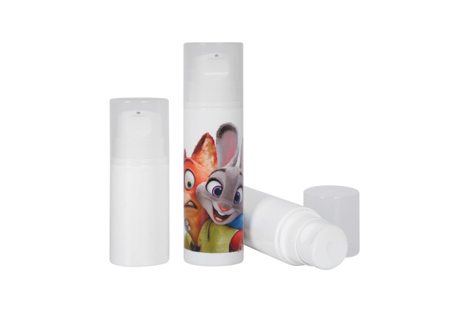 150ml 200ml 250ml White Plastic PP Airless Bottle Cosmetic Packaging Container UKA21 0