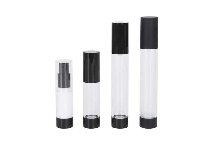 20ml 35ml Airless Vacuum Pump Bottle With Black Cap 1