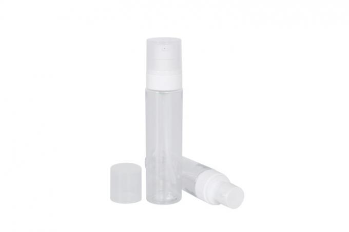 Transparent Plastic 45ml Empty Lotion Bottles With Pump 0