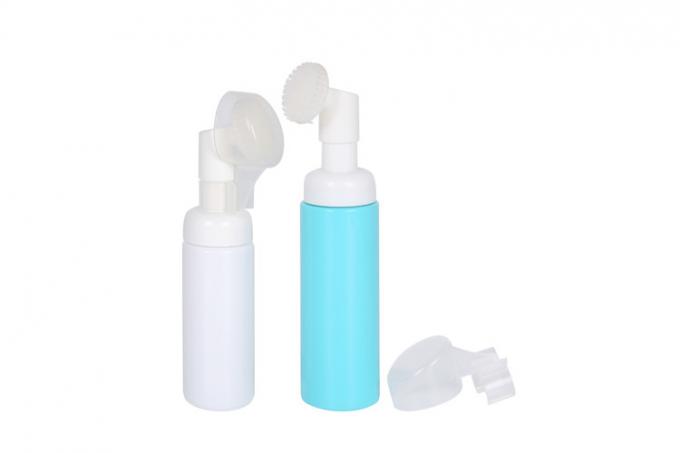 Silicone Brush 50ml 70ml PET Plastic Foam Pump Dispenser Bottle Face cleaning 0