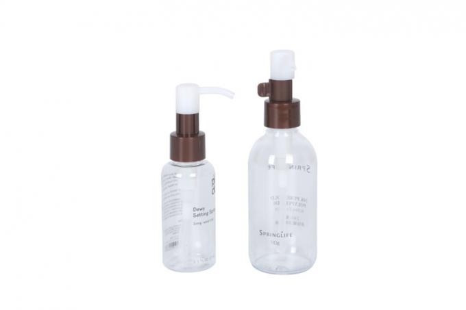 Practical Plastic Pet Oil Liquid Pump 60ml-120ml Eco Friendly Cosmetic Bottles Make Up Cleaning 0