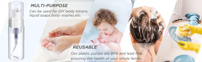 1.0cc Output 350ml Soap Foam Bottle With Pump Sprayer 2