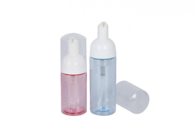 100ml 150ml Travel Size Transparent PET Foamer Pump Bottle For Facial Cleanser 1