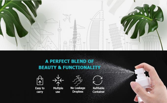 120ml Nano Fine Mist Pump Spray Bottle With Flat Shoulder 2