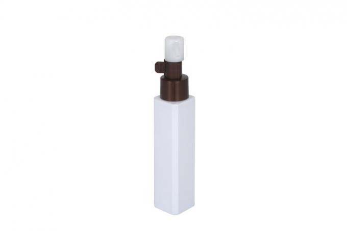 square BPA Free PET 50ml 150ml Makeup Remover Oil Press Bottle leak proof 0