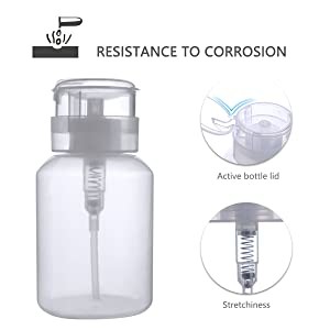 200ml 6oz Nail Polish Remover Big Bottle For Oil Water Liquid 4