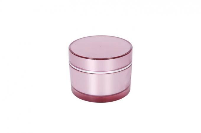 80g Customized Color Acrylic Cream Jar Round Elegant Face Moisturizing Cream Jar Cosmetic Packaging UKC02 0