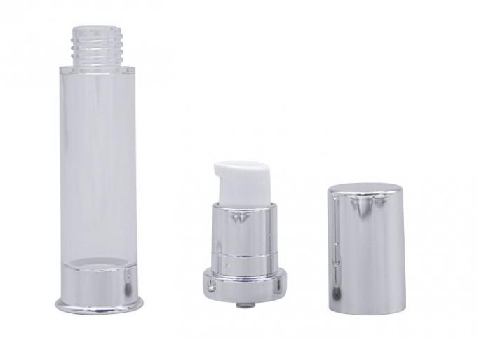 5ml 10ml AS Transparent Airless Split Vacuum Pump Bottle OD 22mm 1