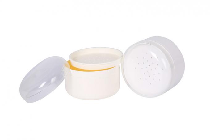 120g PP Empty Powder Case Od 95mm Cosmetic Cream Jars Baby Talcum Powder Jar with Dome Lid BPA-free 1