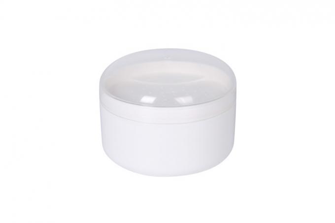120g PP Empty Powder Case Od 95mm Cosmetic Cream Jars Baby Talcum Powder Jar with Dome Lid BPA-free 0