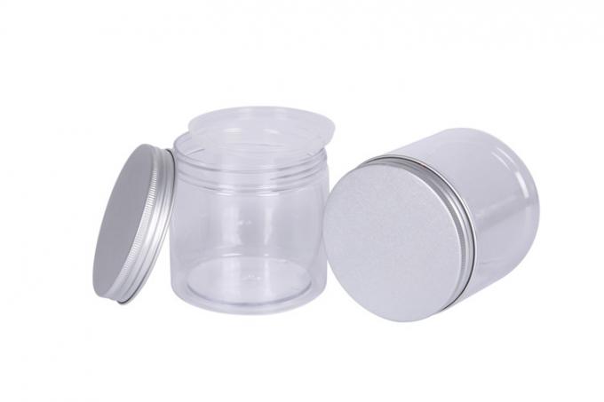 Big Capacity 500g Face Body Cream Jars PET Transparent Color 89mm Height 0