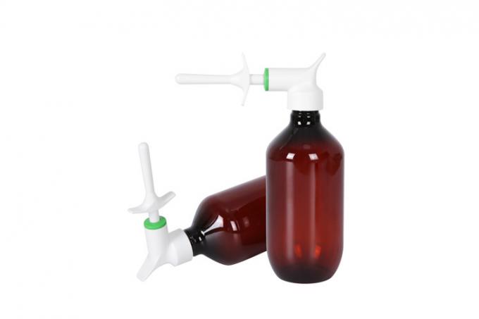 Od 75mm 2.0cc Dosage Amber Medicine Bottle 16oz With Medicine Feeding Pump 1
