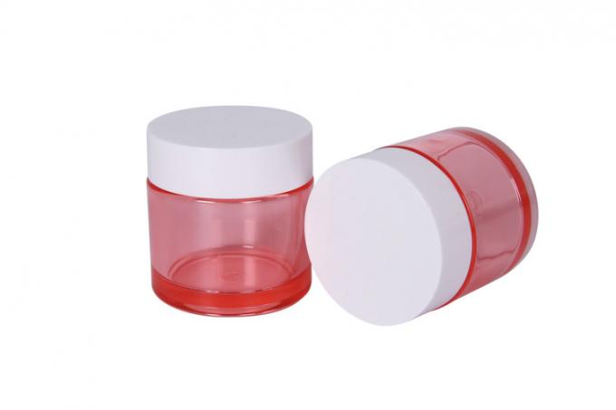 Modified Injection Molding Pet 50g Plastic Sample Container For Eye Shadow Facial Cream Moisturizer Jar 0