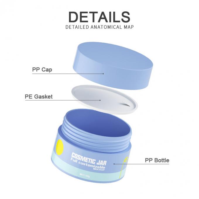 Straight Round 20g Eye Serum Airless Cream Jar 2