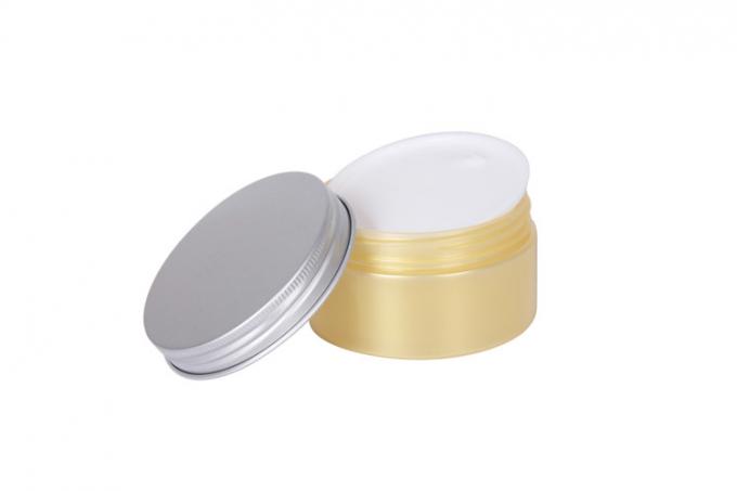 Skincare Lotion Tasteless Cosmetic Cream Jars 42mm High With Aluminium Lid 1