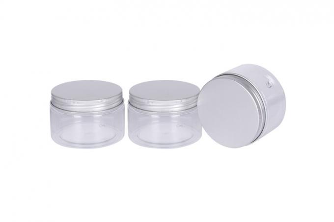 Practical Clear Hot Transfer Plastic Lotion Jars 120g Empty 45mm Height 0