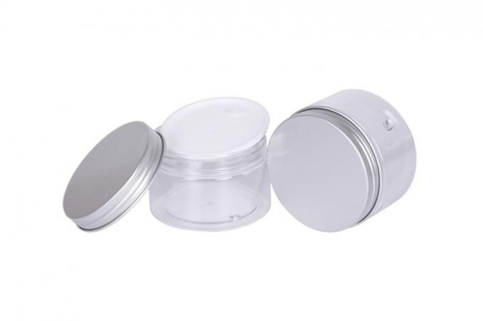 Practical Clear Hot Transfer Plastic Lotion Jars 120g Empty 45mm Height 1