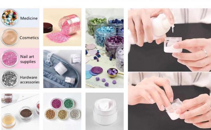 Odm 5g 10g 20g Plastic Cream Jar With Screw Cap 2