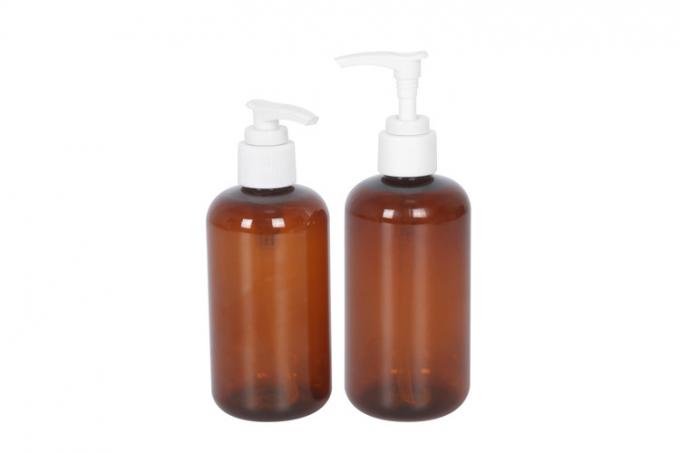 250ml Amber Shampoo/Lotion Pump Bottle PET Bottle+PP Pump Skincare Packaging/Health Care Packaging/Hand Sanitizer UKH07 1
