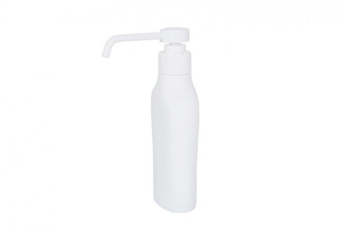 White HDPE Shampoo Pump Bottle 200ml 1.6cc Lotion 0