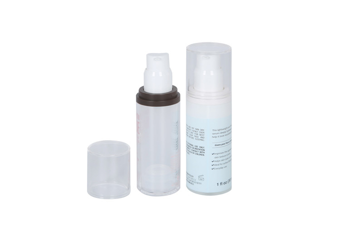 30ml Customized Color And Logo Acrylic Foundation Bottle Skin Care Hair Care Packaging UKE02 1