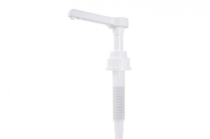 43mm NR Big Dosage 10/15/20/30ml White Non-removable Plastic Sauce Dispenser Pump 1