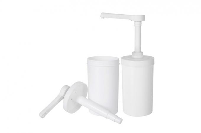Food Grade Plastic Dispenser Pump 1Liter Container With Non-removable Sauce Pump Of 10/15/20/30ml Dosage 1