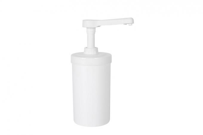Food Grade Plastic Dispenser Pump 1Liter Container With Non-removable Sauce Pump Of 10/15/20/30ml Dosage 0