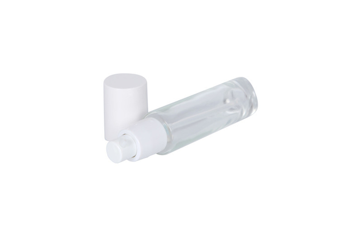 30ml Customized Color Empty Glass Bottle PP Pump Airless Foundation Bottle Cosmetic Packaging UKE13 1