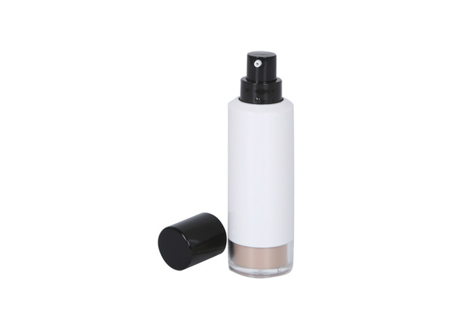 30ml Acrylic Bottle PP Cap / Pump Round shape Foundation Bottle Skin Care Packaging UKE23 1