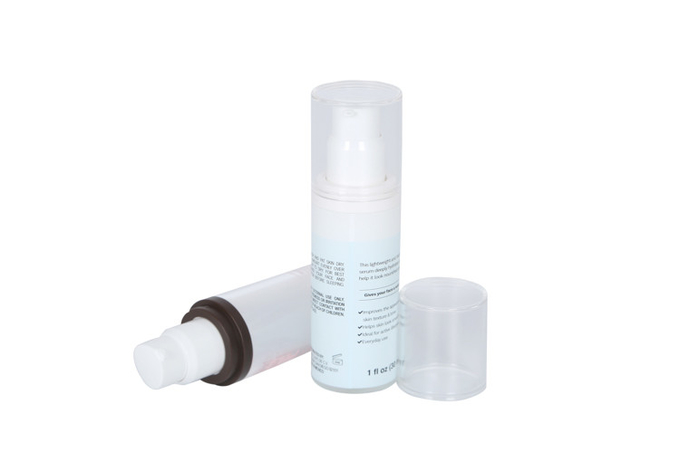 122mm Height Cosmetic Pump Bottle For Skincare Liquid Packaging 0