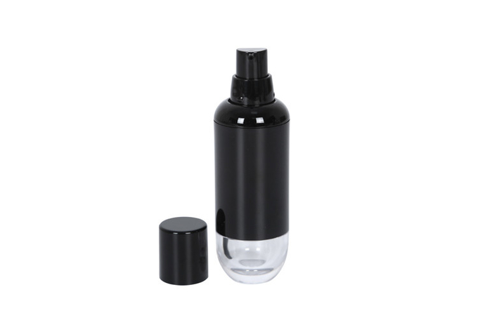 Combination Cosmetic Packaging Set 35ml Acrylic Skin Base Foundation Bottle And 10ml Eye Shadow Jar 0