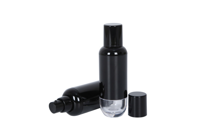 Combination Cosmetic Packaging Set 35ml Acrylic Skin Base Foundation Bottle And 10ml Eye Shadow Jar 1