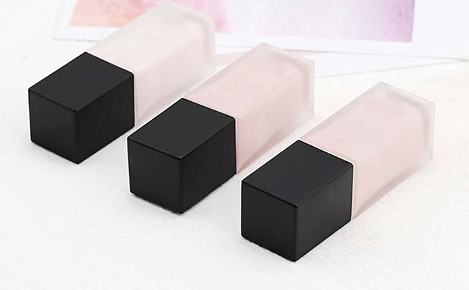 20ml Square Glass Cosmetic Pump Bottle Foundation Primer Makeup Base 2