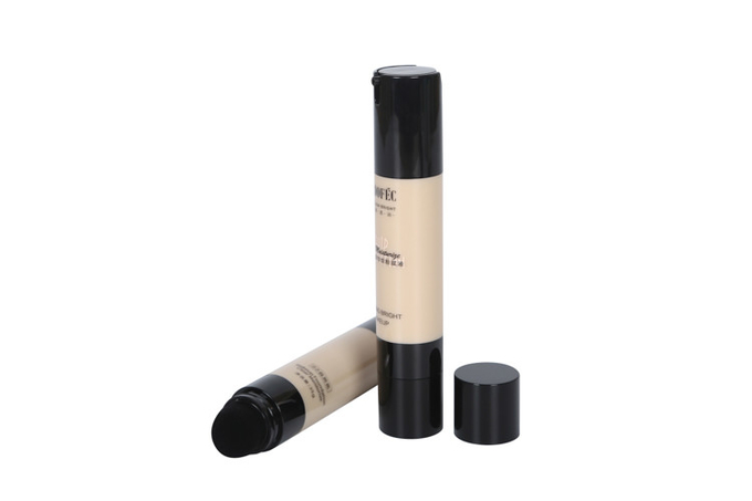 Custom Ppma Cosmetic Pump Bottle With Ended Brush 0