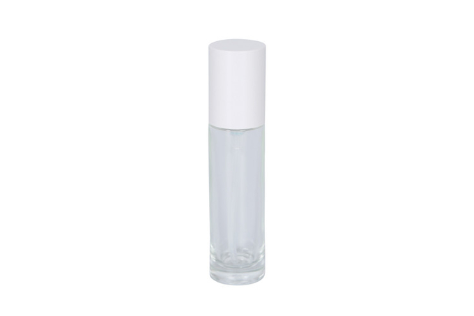 1oz Travel Foundation Bottle Flat Shoulder Frosted Glass Essence 0