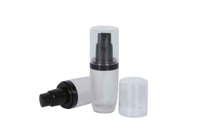 Custom Frosted Glass Foundation Bottle For Travel Skin Care 1