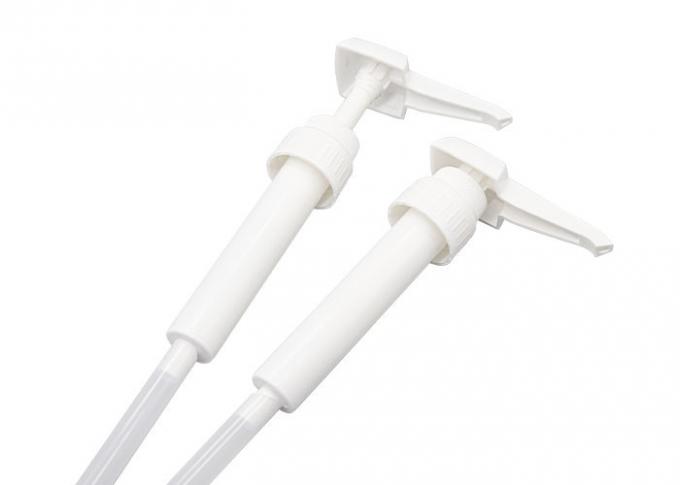 15ml / 30ml PP White Square Head Sauce Dispenser Pump Food Sauce Dispenser Pump UKR30 38-410 1