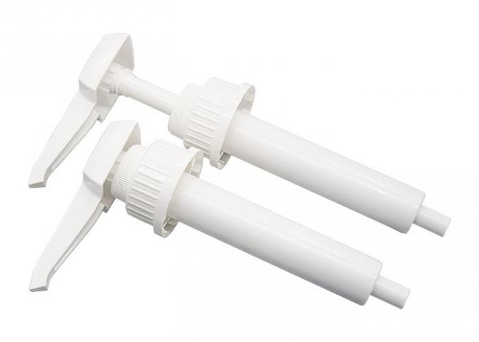15ml / 30ml Dosage PP Plastic White Sauce Dispenser Pump 43mm Closure UKR30 43mm NR Square Head 1