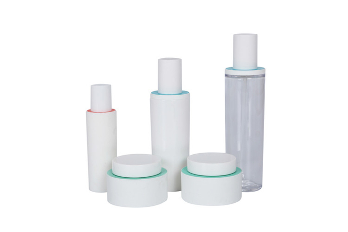 White Cylinder Lotion 60ml PP Airless Bottle 150ml 180ml30g 50g Round 1
