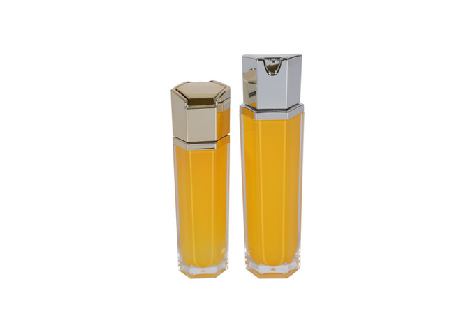 Acrylic 30/60ml/100ml 30g/50g Face Cream Jar Heavy Wall Hexagon 1