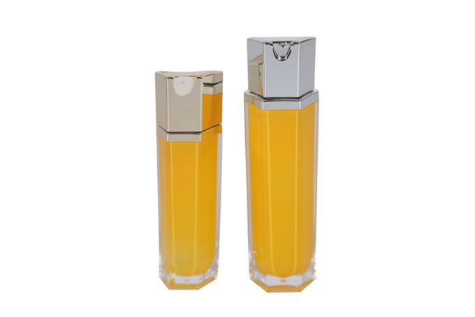 Acrylic 30/60ml/100ml 30g/50g Face Cream Jar Heavy Wall Hexagon 0