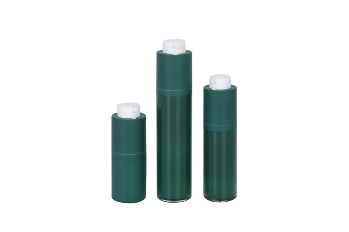 15/30/50ml Rotary Airless Lotion Bottle Acrylic Cylindrical Beauty Packaging 0