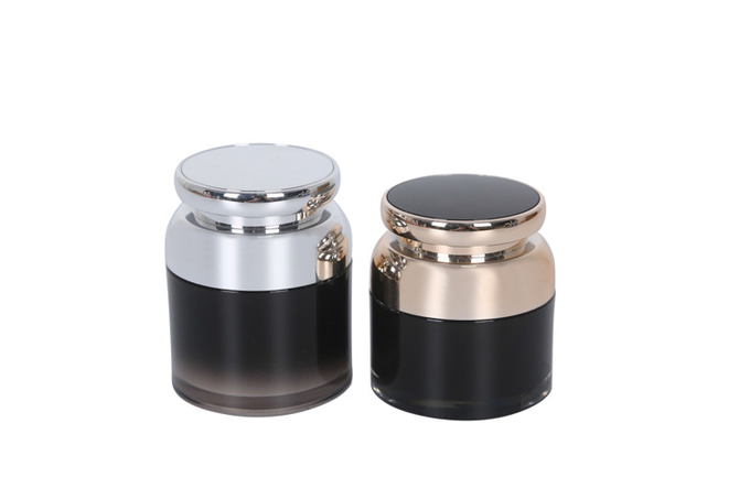 Mouth Cover Acrylic Lotion Bottle Cosmetic Cream Jar Packaging Set 1