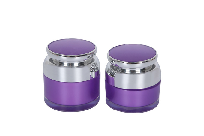 100ml Acrylic Cosmetic Bottles Jars With Skin Care Cream Jar 1