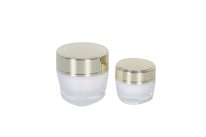 PMMA Triangle Serum Cosmetic Bottle 30g Skin Care Cream Jar 0