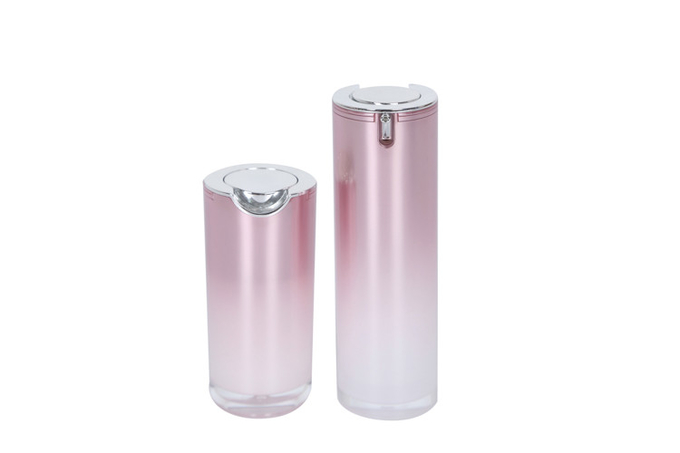Heavy Wall Acrylic Airless Lotion Bottle 50ml With Pump Cosmetic Packaging Set Jar 50g 1