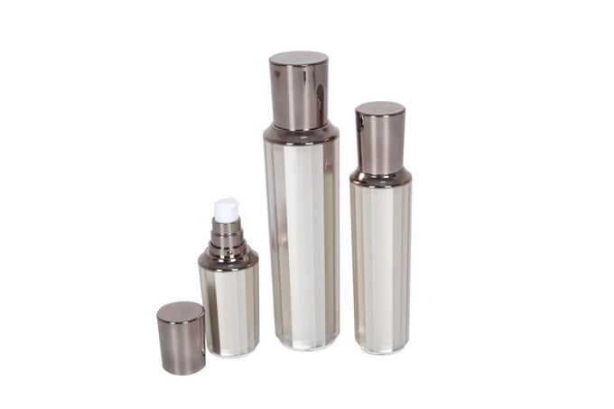 60ml Acrylic Lotion Bottle Antique Brass Travel Cosmetic Packaging Set 0