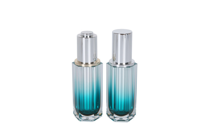 Lotion Cosmetic Dropper Bottle Hexagonal Cream Jar 50g Skincare Set 0